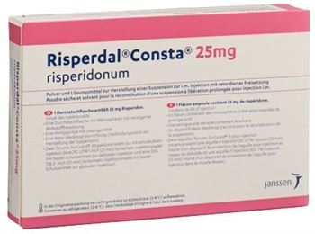 Risperdal Consta 25mg powder and solvent for depot susp for inj in a pre-filled syringe